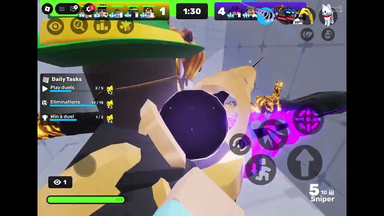 RIVALS 2V2 + 3V3+ 5V5 PE SCURT O NEBUNIE HAHA #roblox #robloxrivals #rivals #games