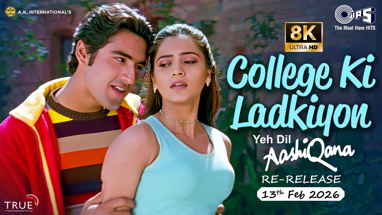 Aye Meri Natkhati College Ki Ladkiyon - 8K | Yeh Dil Aashiqana | Karan Nath | Jividha | Udit Narayan