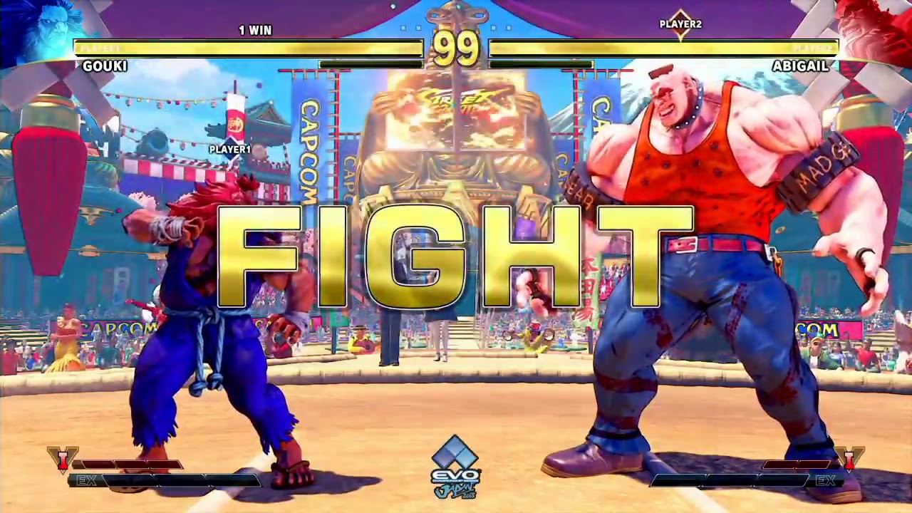 Tokido Akuma  vs Stormkubo Abigail Evo Japan 2018 SFV AE Top8