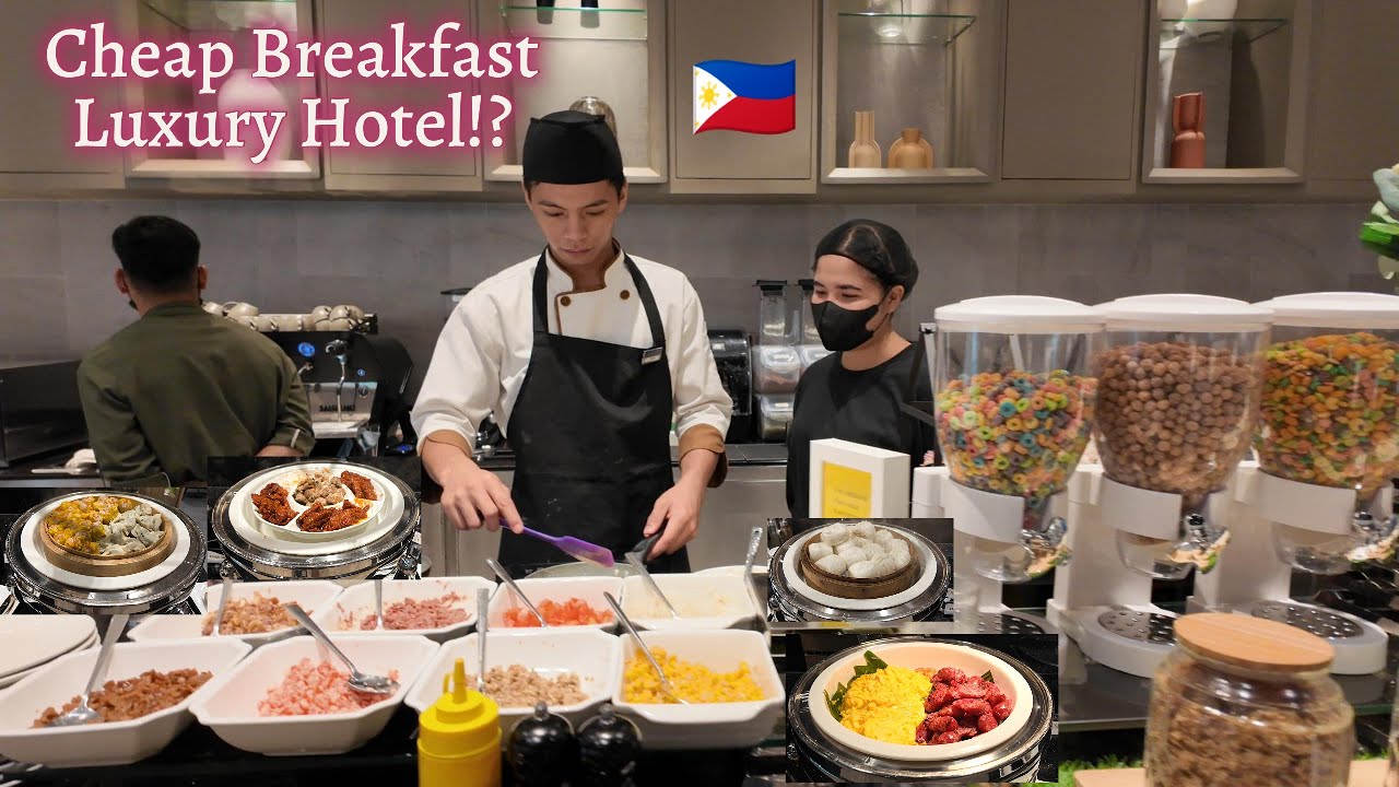 🇵🇭 A Luxury Hotel with a Surprisingly Cheap Breakfast 🍳 🍽️