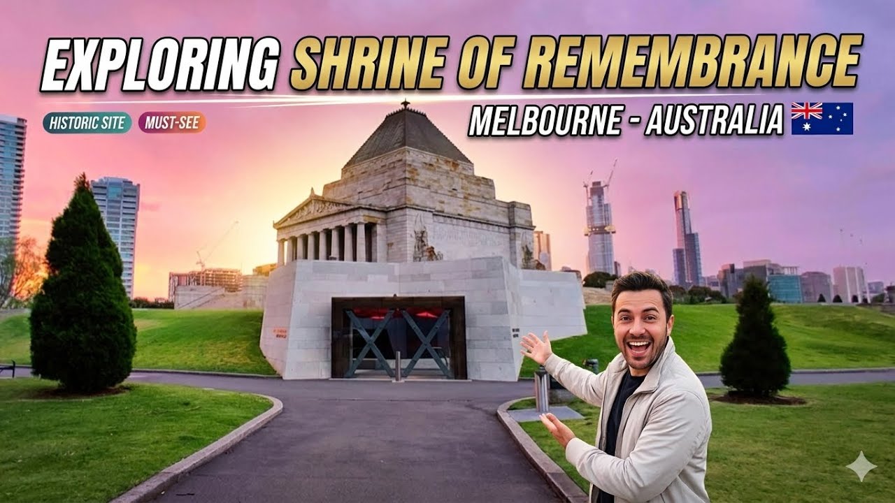 SHRINE OF REMEMEBRANCE  TOUR IN 4K -  Melbourne - Australia
