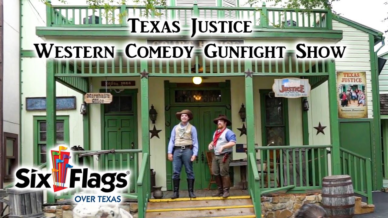 2019 Texas Justice Western Comedy Gunfight Show at Six Flags Over Texas Complete HD