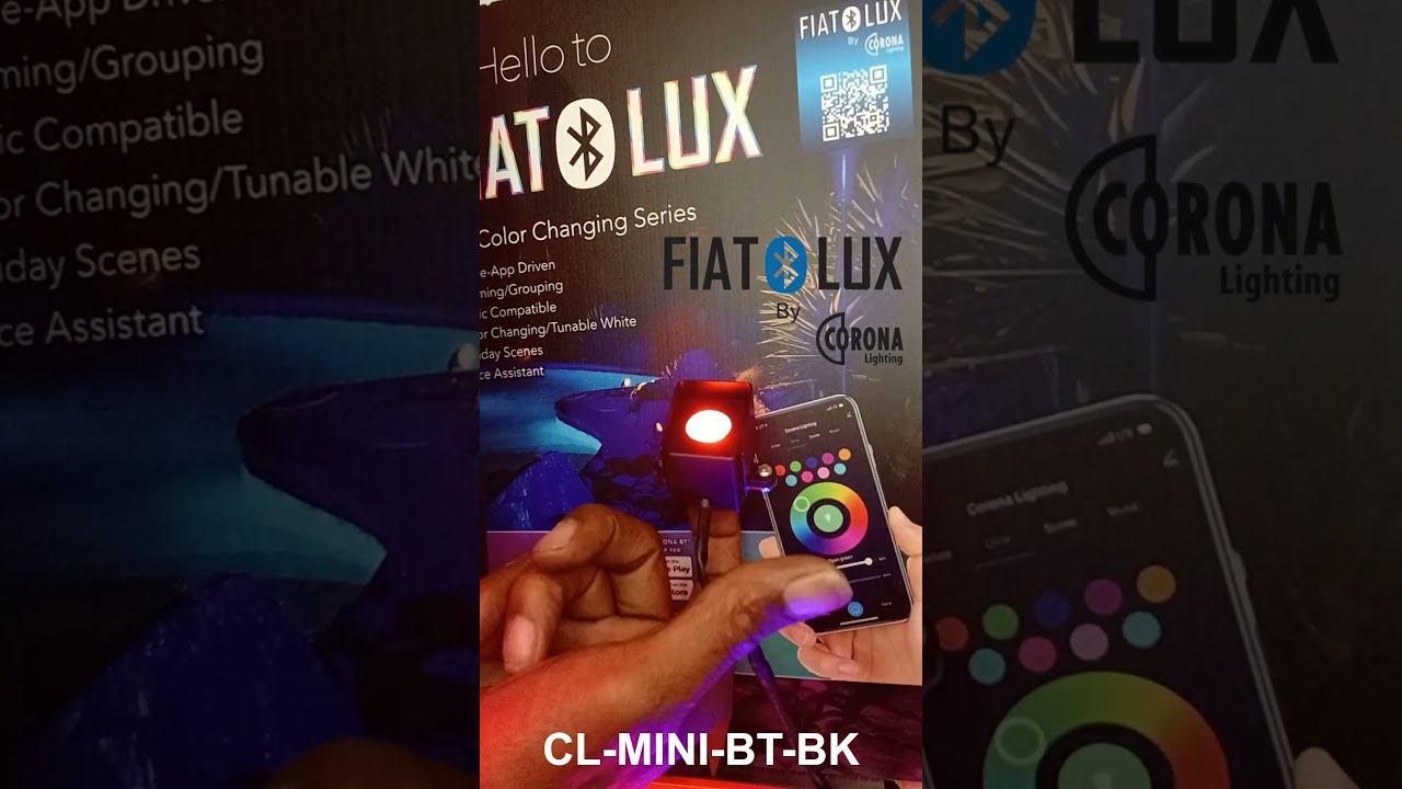 Corona Lighting - CL-MINI-BT-BK Introduction