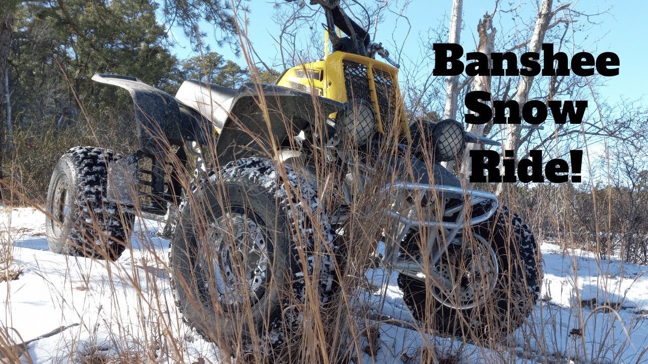 Ripping the Banshee in the Snow!