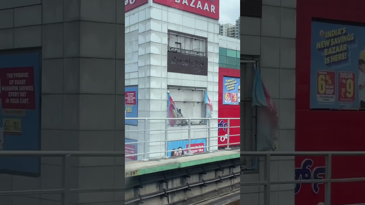 Bengaluru Metro line- best way to commute to avoid traffic congestion. 