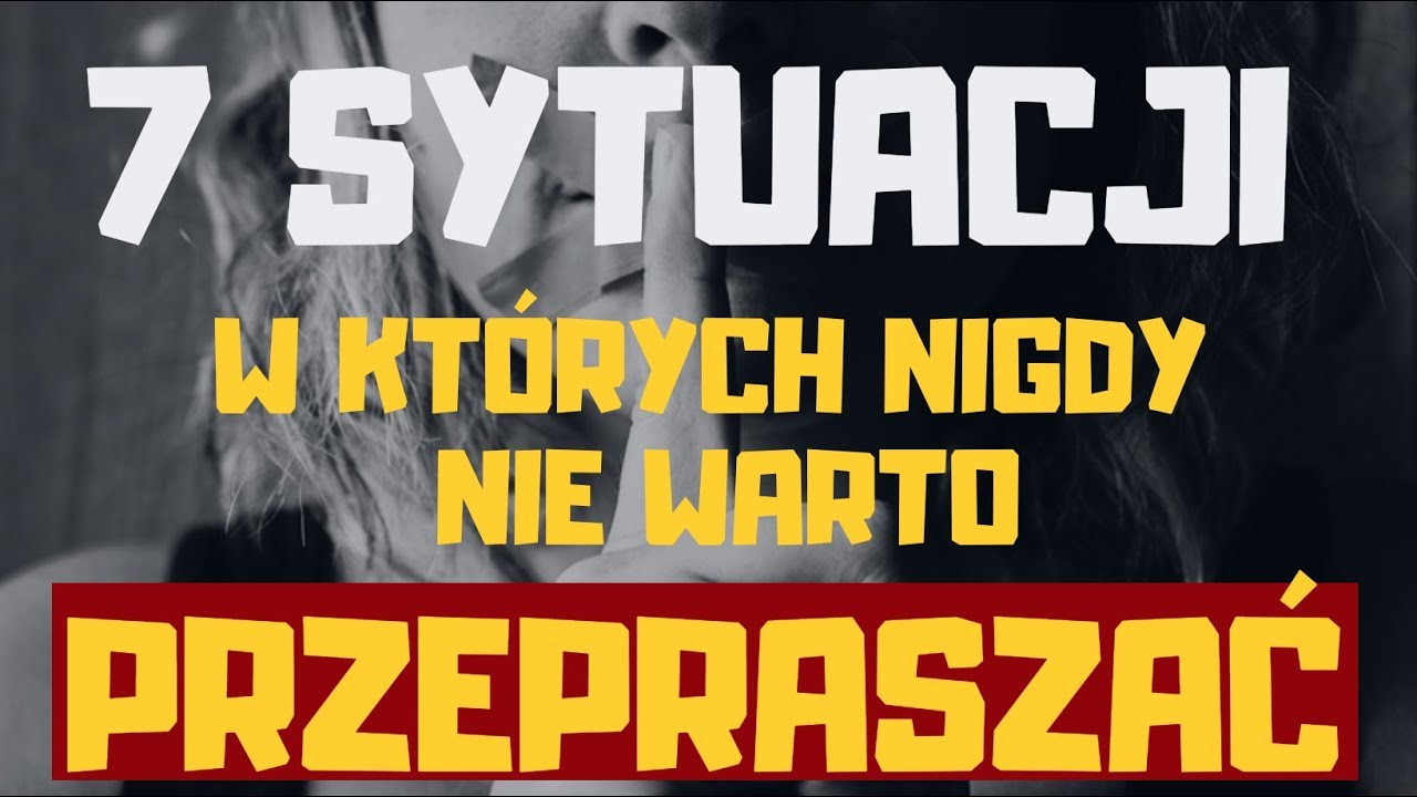 🤐 Kiedy nie warto PRZEPRASZAĆ? | ANTONI ŁĄCKI