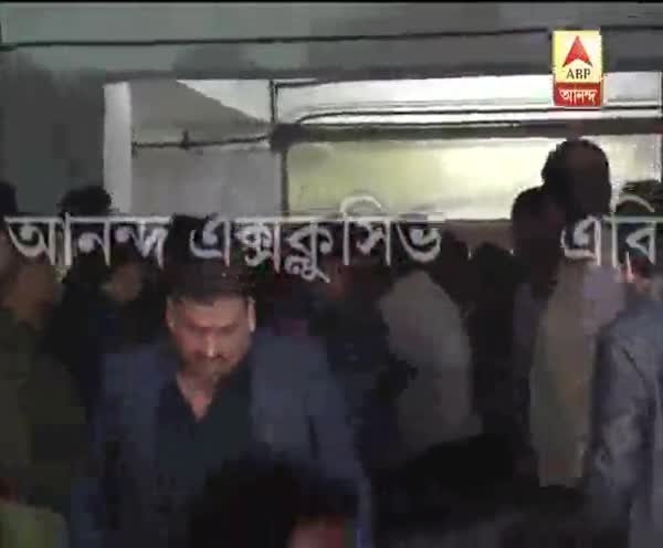 Sudip Banerjee is being taken away to Bhubaneswar