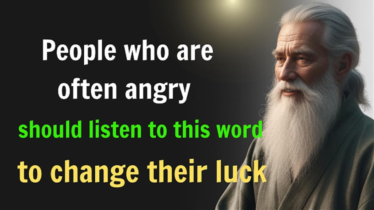 Angry people should listen to this word to change their luck and be more relieved.