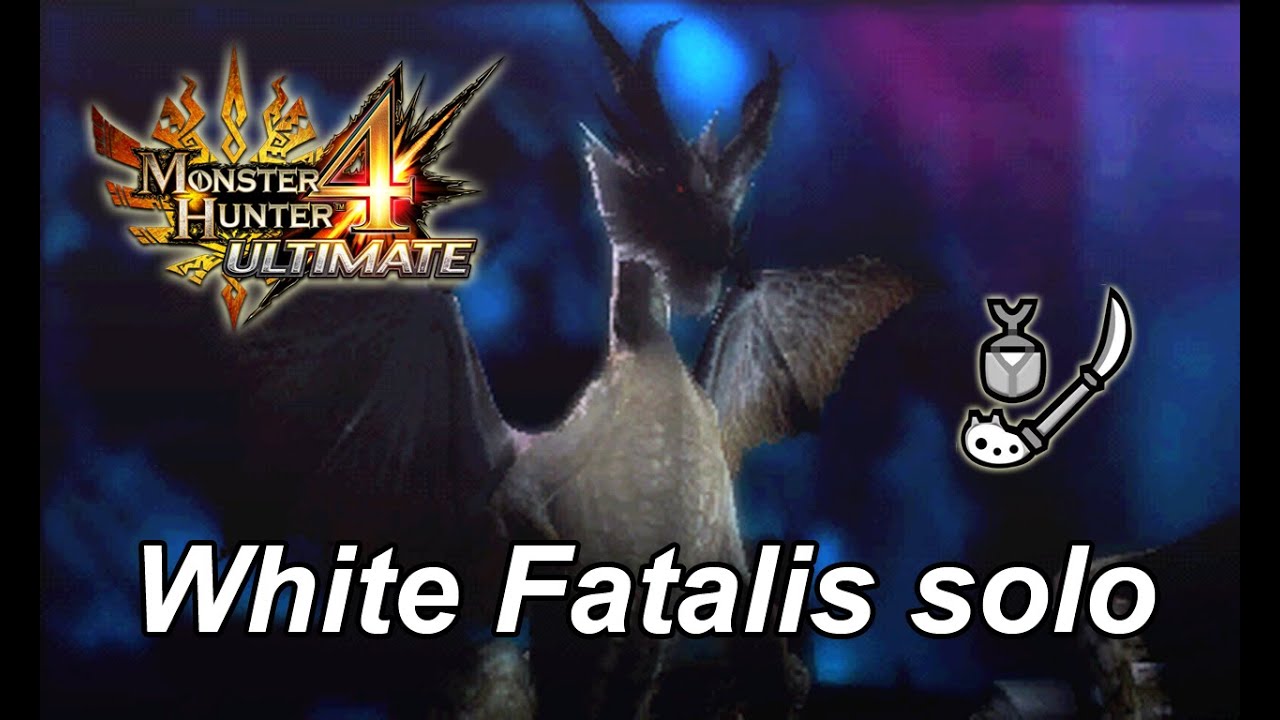 MH4U White Fatalis solo - 12'22''56