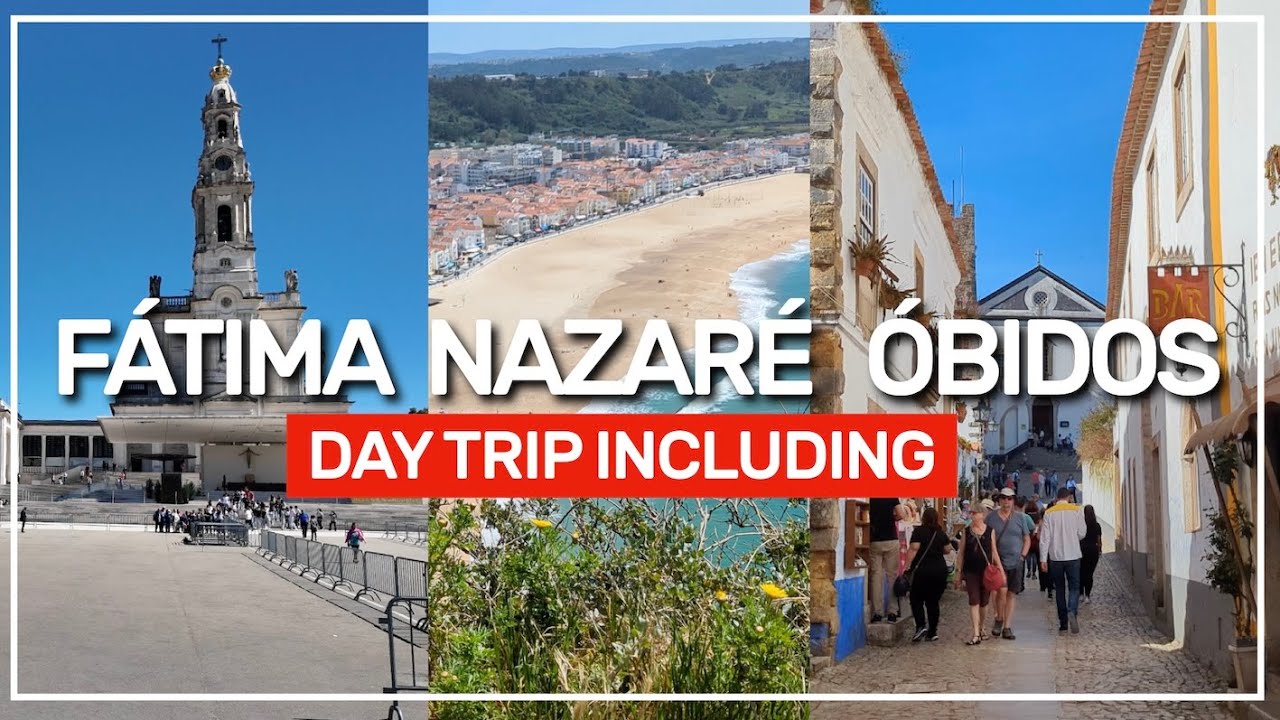 ✅ day trip from LISBON to FÁTIMA, NAZARÉ and ÓBIDOS 🇵🇹 #170