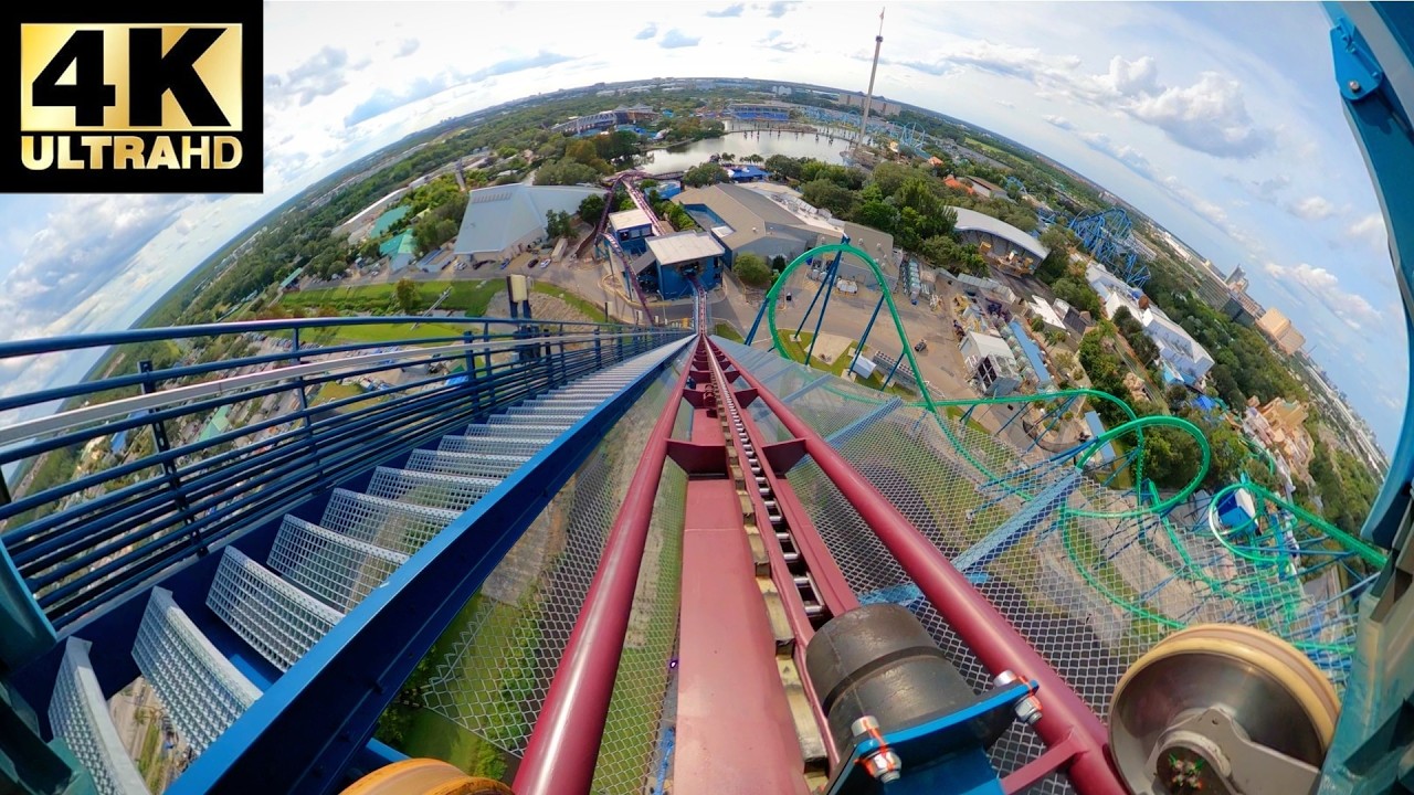 *4K* Mako Seaworld Orlando Pov Reverse 2025!