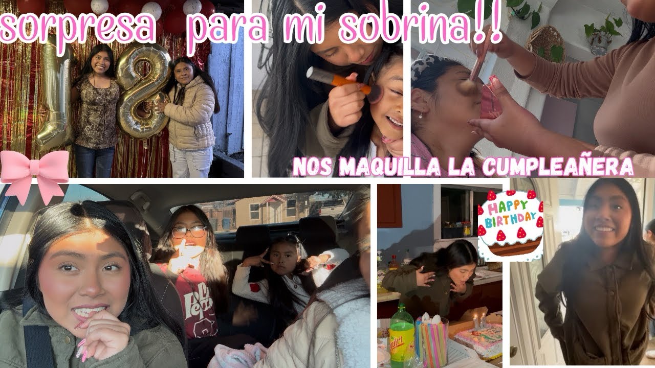 Sorpresa!!🥳  algo sencillo pero con mucho cariño ￼  engañamos 😱 a mi sobrina 😈  día especial 