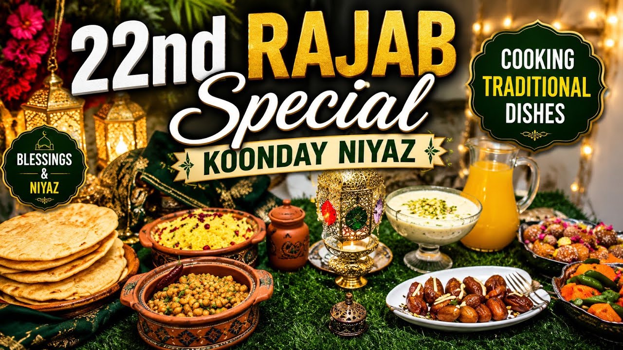Koonday Niyaz on 22nd Rajab | Cooking Traditional Dishes & Remembering Imam Jafar Al-Sadiq (A.S.)