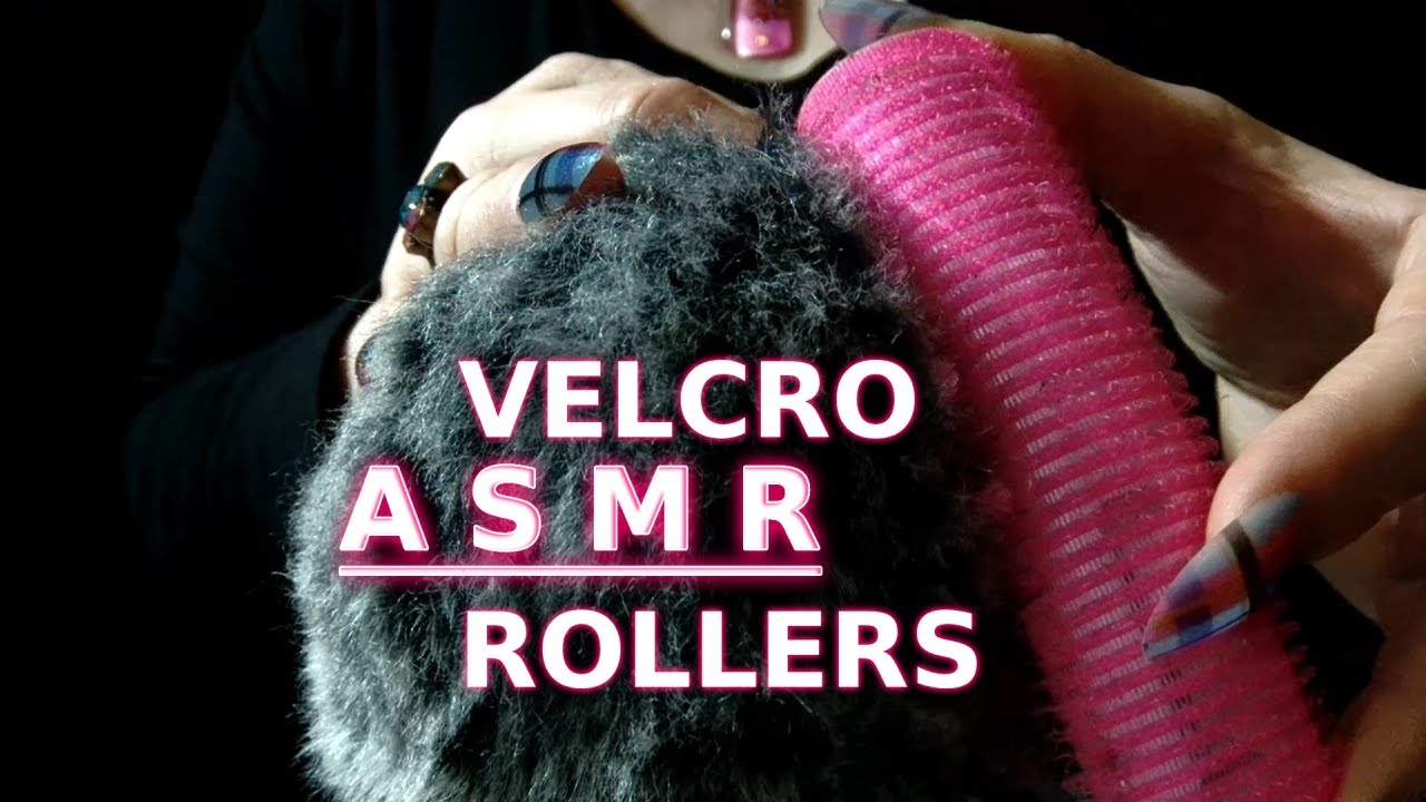 Snag ASMR | Dragging & Rubbing 4 Different but Highly Snaggy Velcro Rollers through the Fluffy Cover