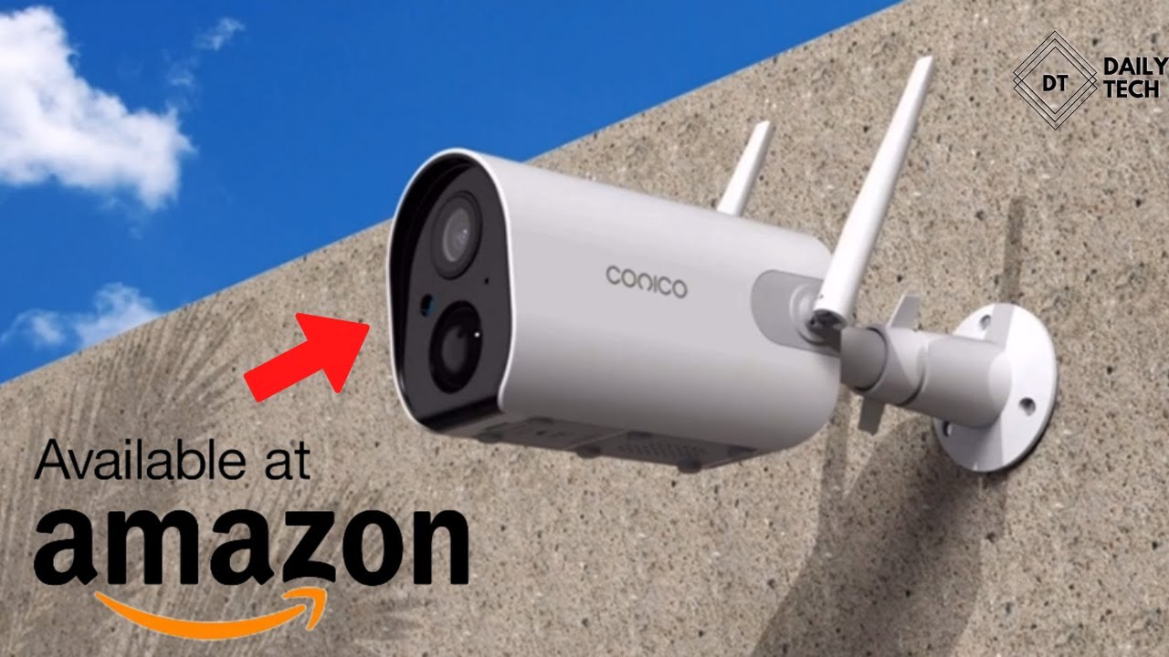 Conico Outdoor Security Camera System &ndash; Conico Wireless Rechargeable 1080P WiFi Surveillance Camera