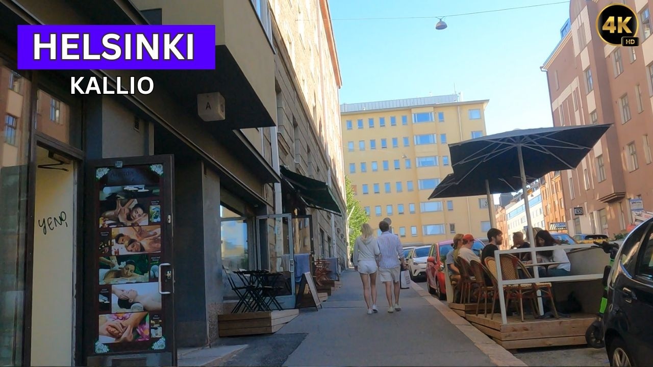 Exploring Käpylä to Kallio 🇫🇮  in Helsinki: 4K Bike Ride Tour | City Explorer