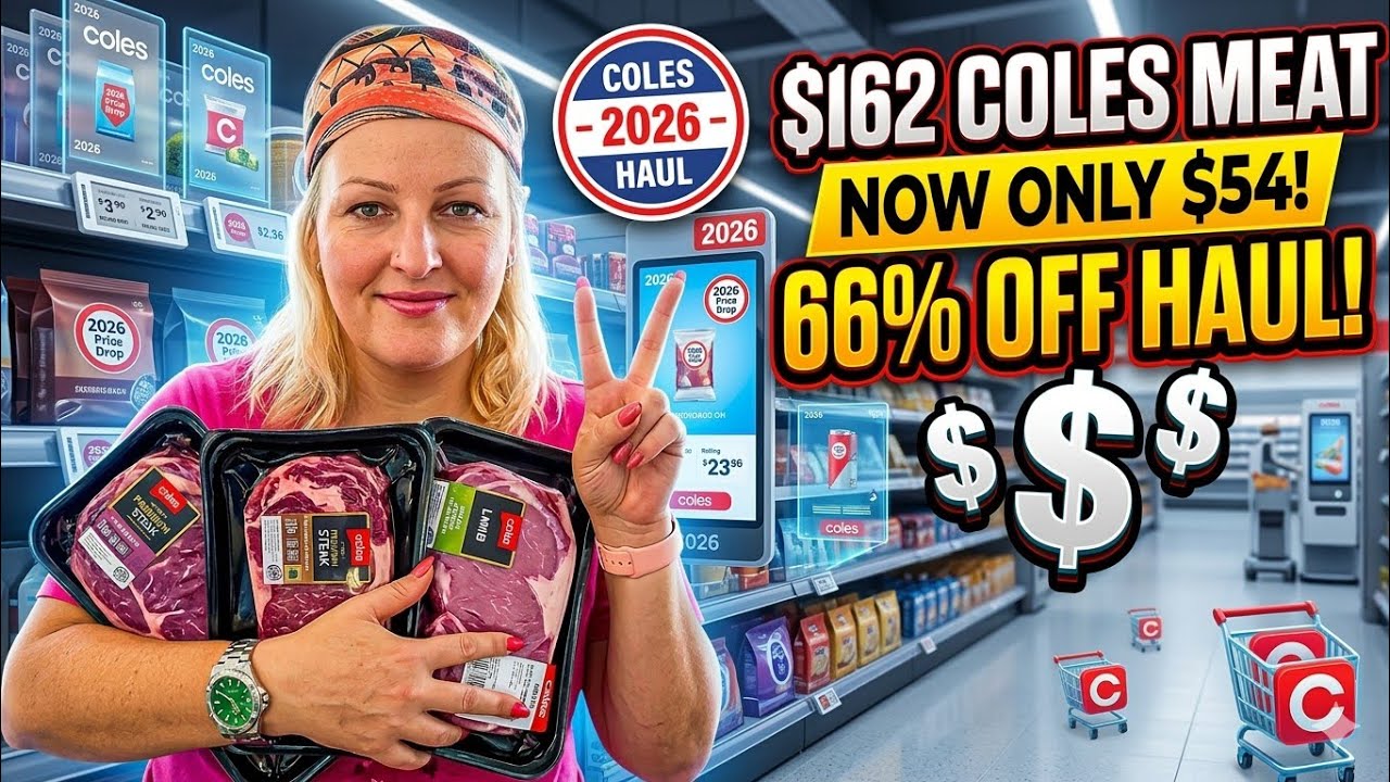Закупка мяса на 162 доллара всего за 54 доллара! (Бюджет Coles)