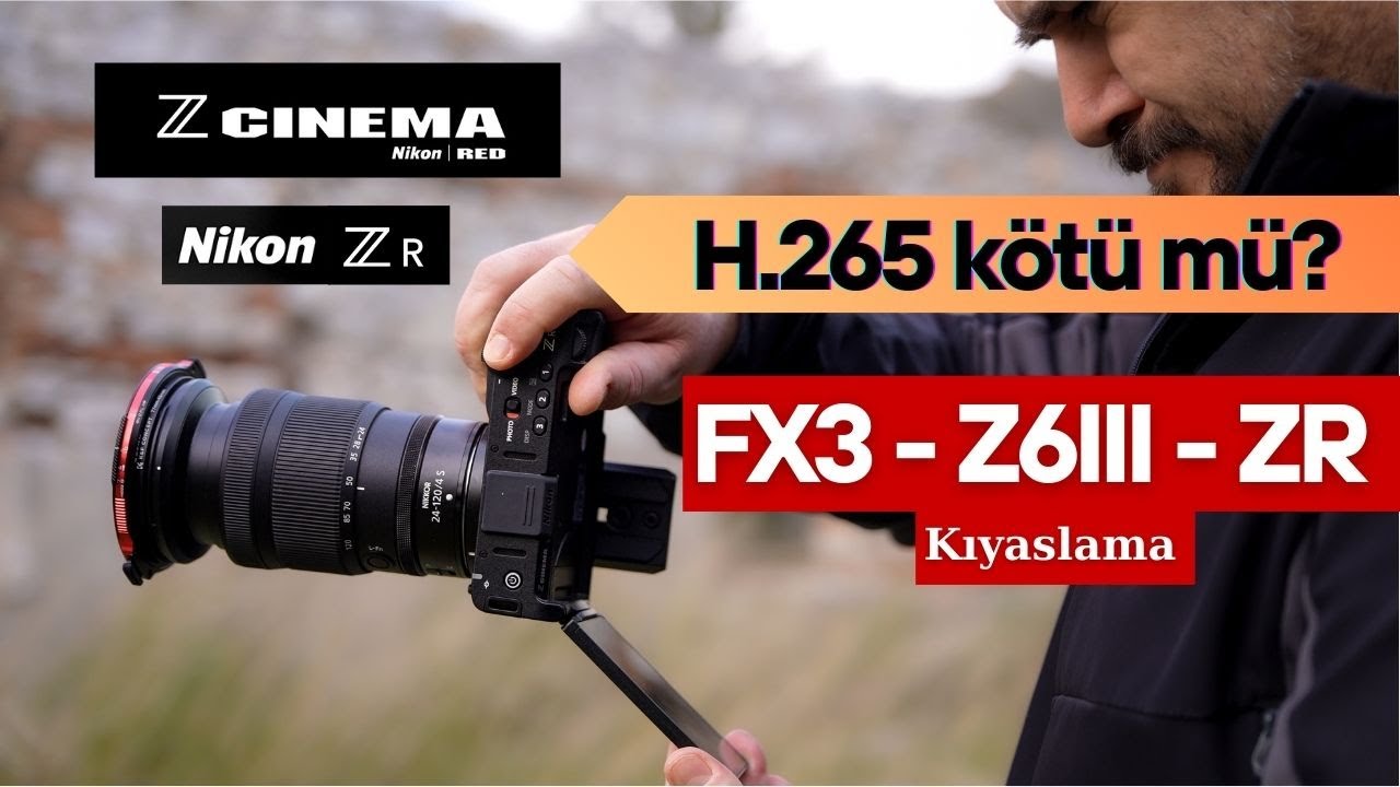 Yılın Kamerası Nikon ZR İnceleme ve Büyük Karşılaştırma FX3 Katili Mi? | Z Cinema Nikon RED