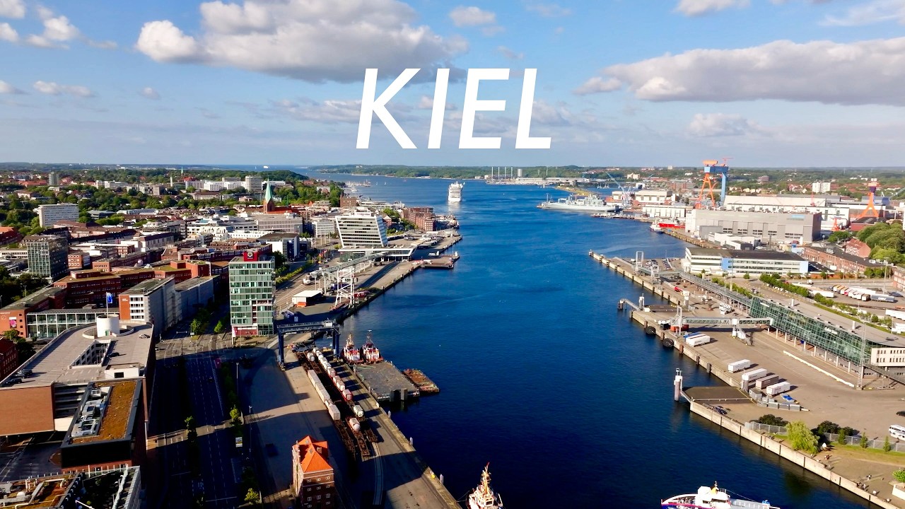 Kiel, Germany 🇩🇪 City Aerial Views in 4K