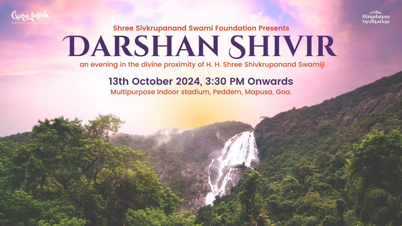 Himalayan Meditation | Darshan Shivir - 2024 | Goa | LIVE