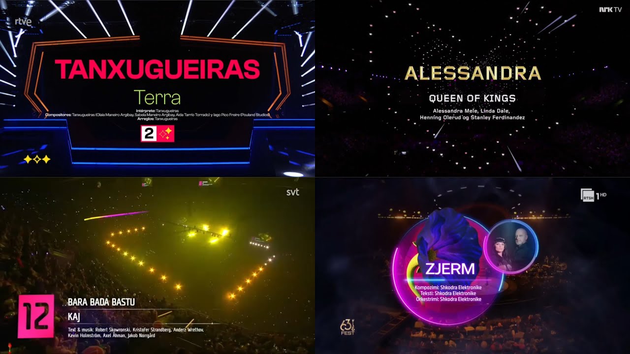 Eurovision national final stage ready scenes