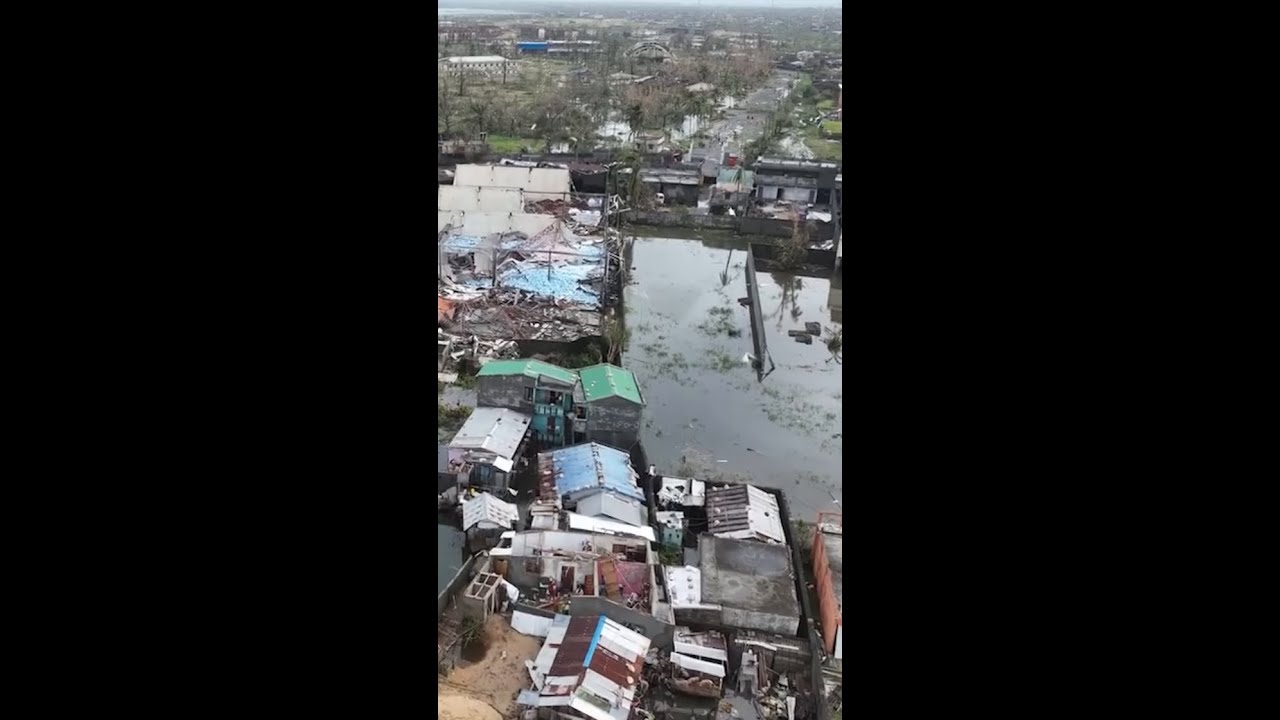 Tropical Cyclone Shreds Port Town