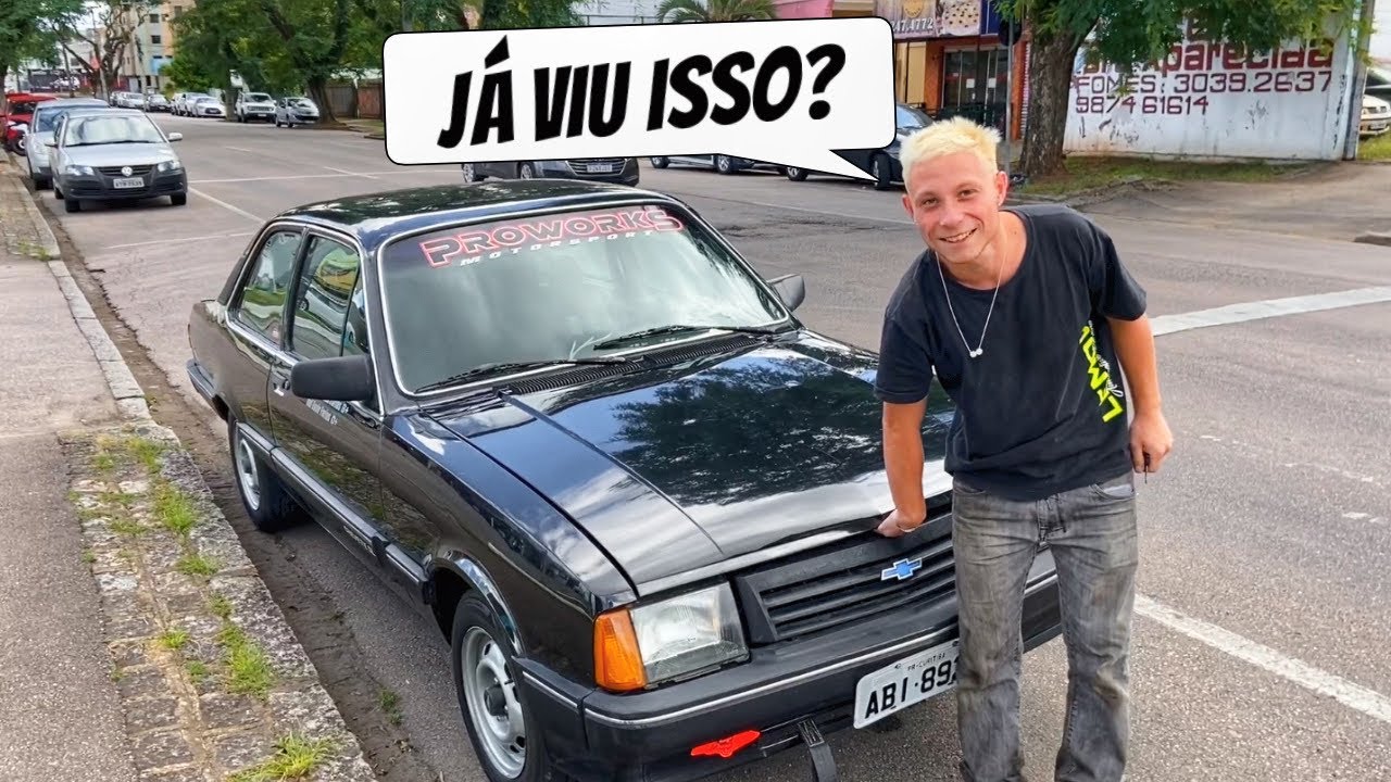 CHEVETTE TURBO COM METANOL BEBE MAIS QUE OPALA