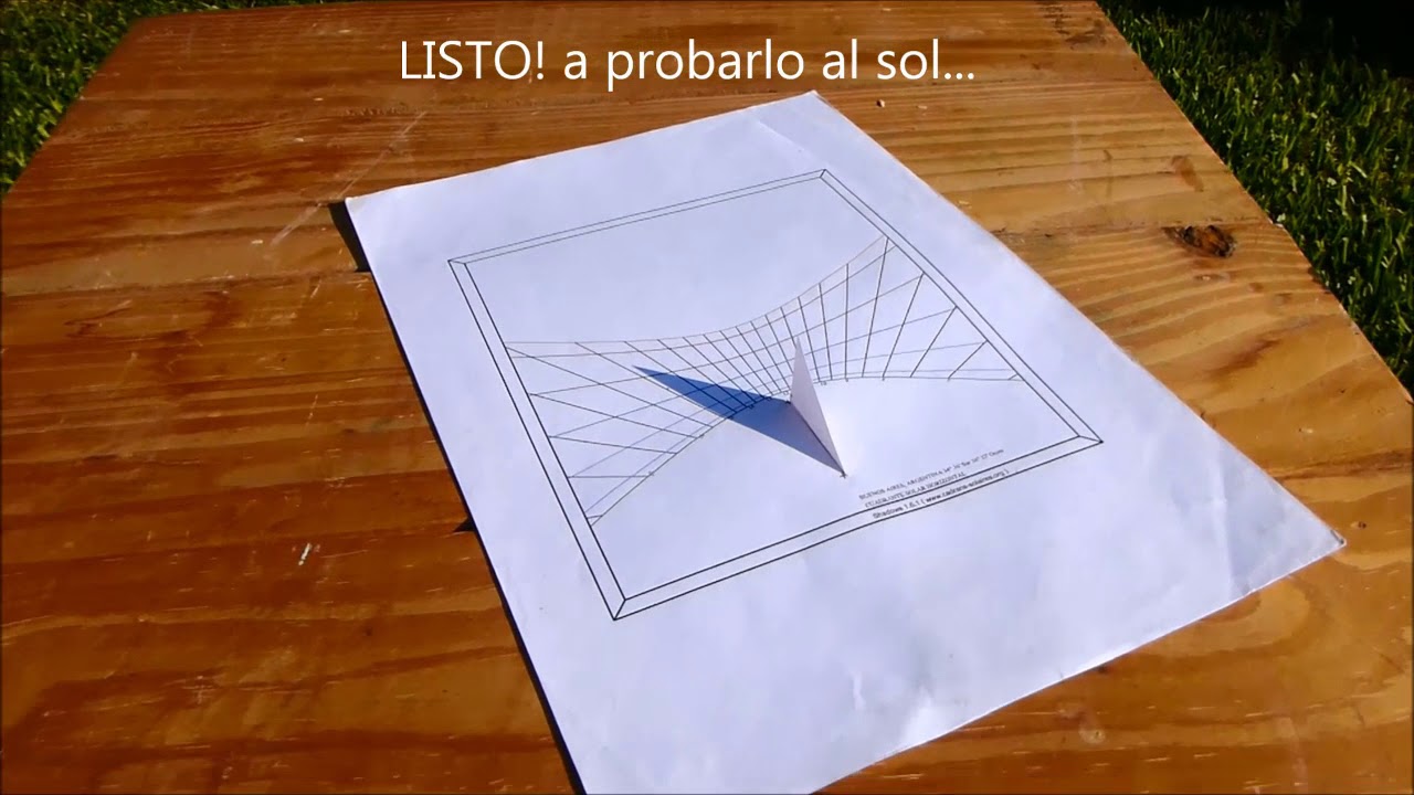 ¿Como crear un  Reloj de Sol?