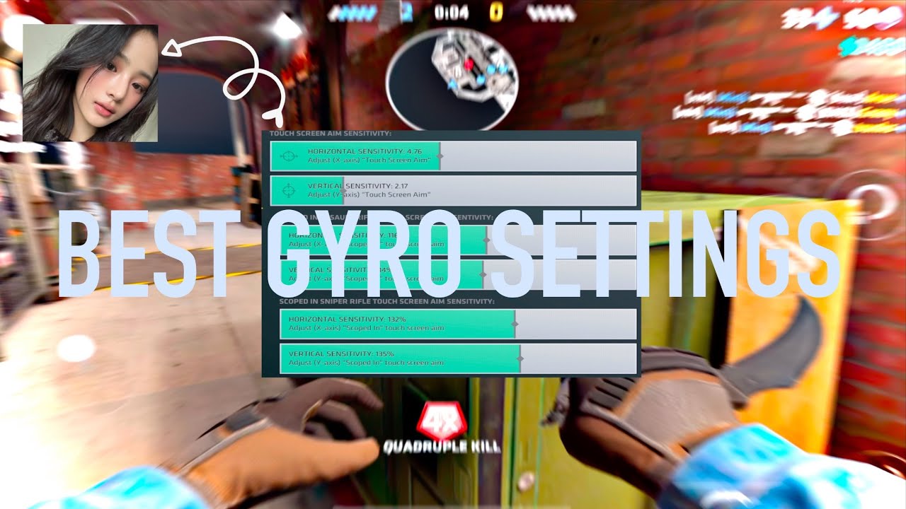 Kim Minji of Critical Ops | BEST GYRO SETTINGS