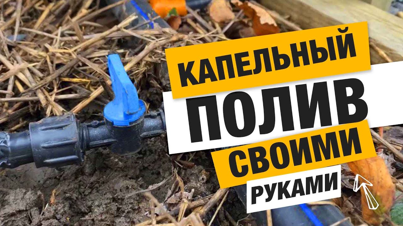 Капельный полив своими руками