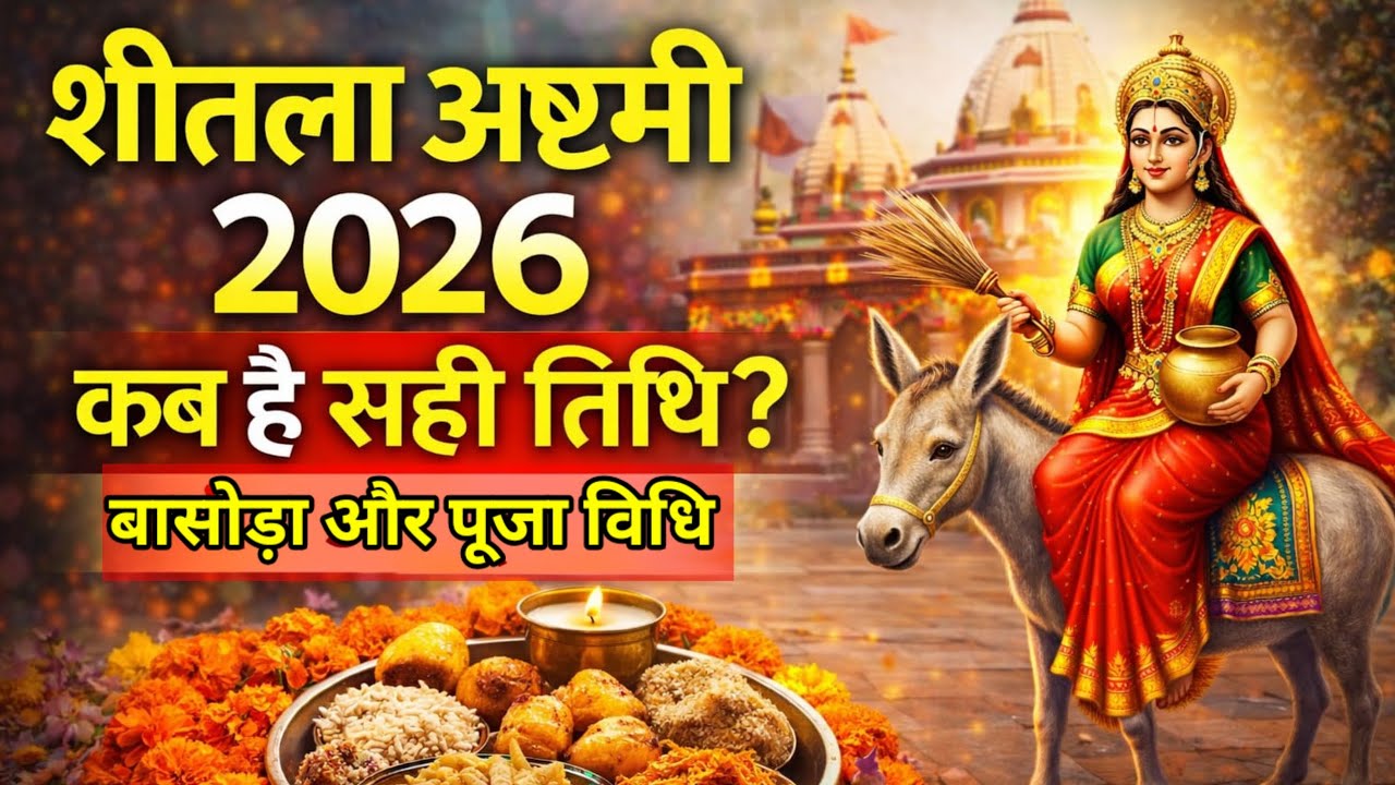शीतला अष्टमी 2026 कब है | Shitala Ashtami 2026 Date | Sheetla Mata Puja Vidhi
