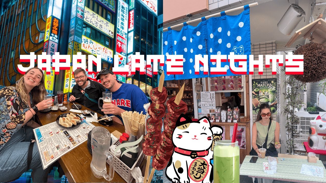 Tokyo Adventures 🇯🇵 | Lucky Cats, Alleyway Dining in Shinjuku & Izakaya Experience 🍻🥟