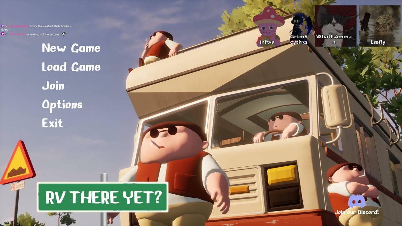 On a roadtrip again (RV there yet?)