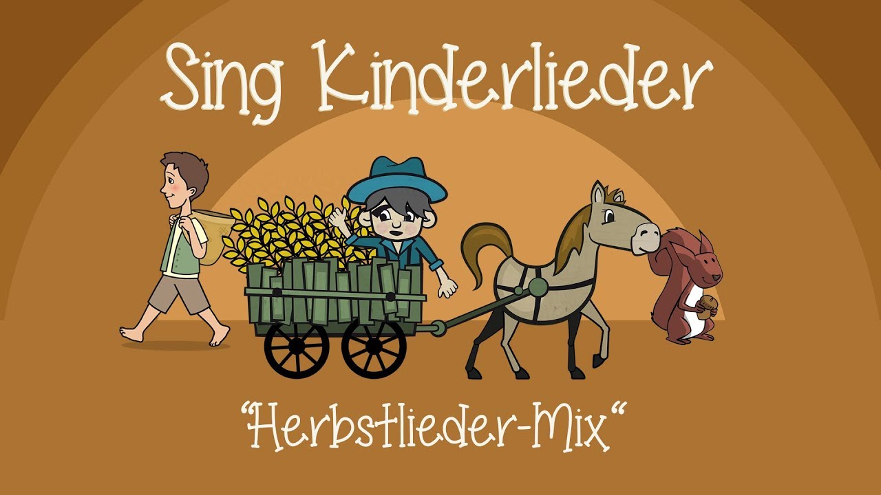 🍁Herbstlieder-Mix: Die schönsten Herbstlieder - Kinderlieder zum Mitsingen | Sing Kinderlieder