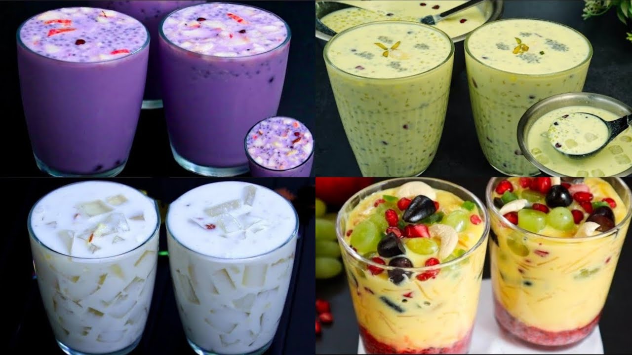 நோன்பு திறக்கும் போது இப்படி  செய்து பாருங்க| Milk  Sharbat Recipes |Summer Drink|Ifthar Drink