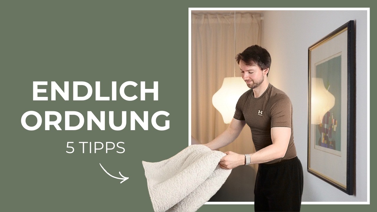 Wie dein Zuhause mühelos IMMER aufgeräumt ist (5 Tipps)