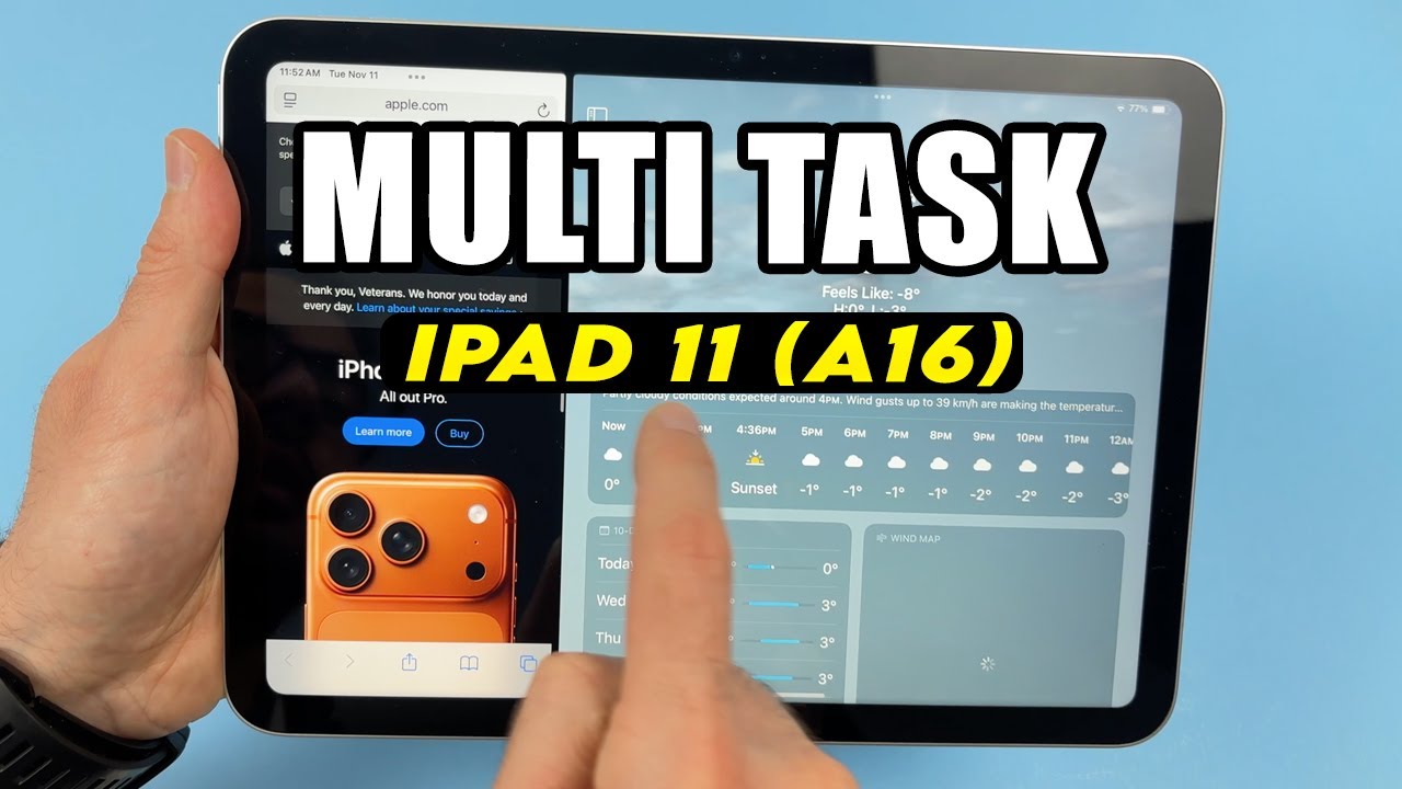 iPad 11 (A16): как выполнять несколько задач одновременно &mdash; открывайте несколько приложений