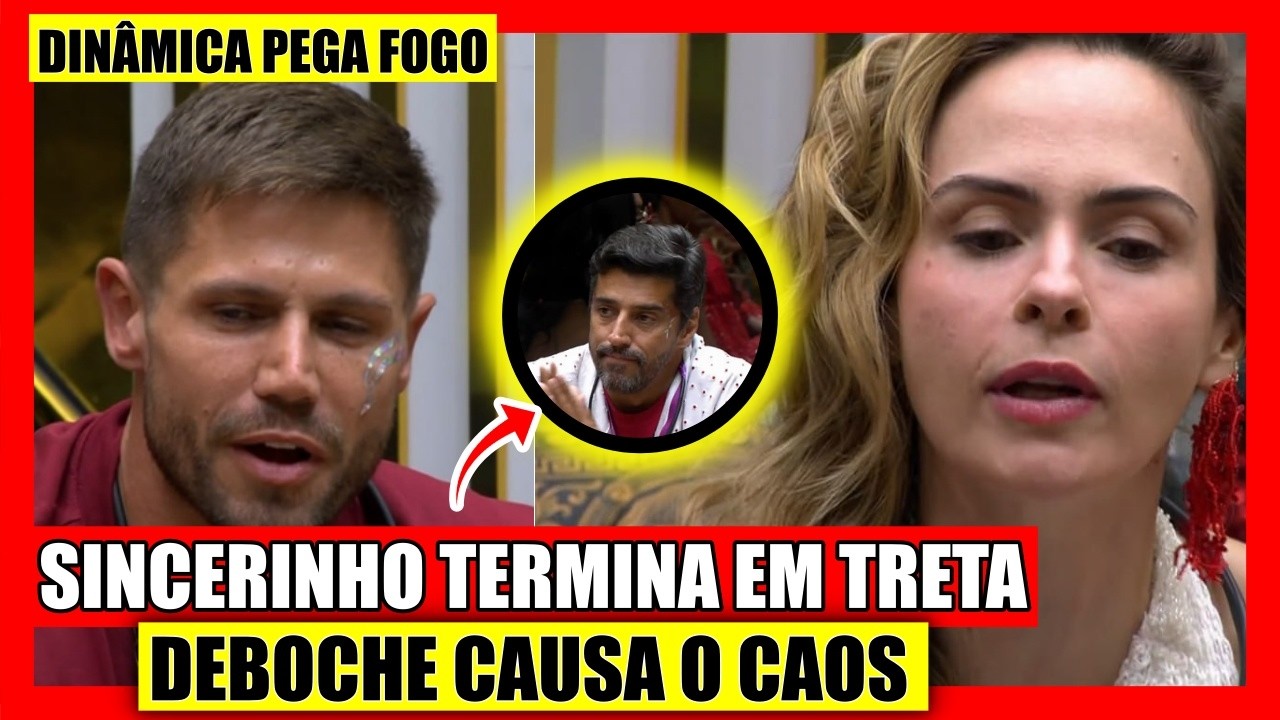 🔴SINCERINHO TERMINA EM PROVOCA&Ccedil;&Atilde;O JONAS CONFRONTA ANA PAULA E BABU DEBOCHA DE JORDANA BBB 26 AO VIVO