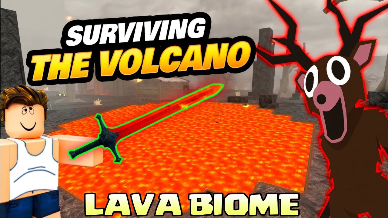 Lava Biome In 99 Night In Forest 😱|On Vtg!