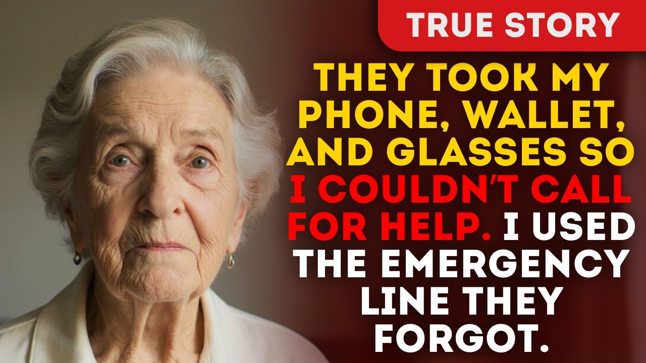 They Took My Phone, Wallet, And Glasses So I Couldn’t Call For Help. I Used The Emergency Line They