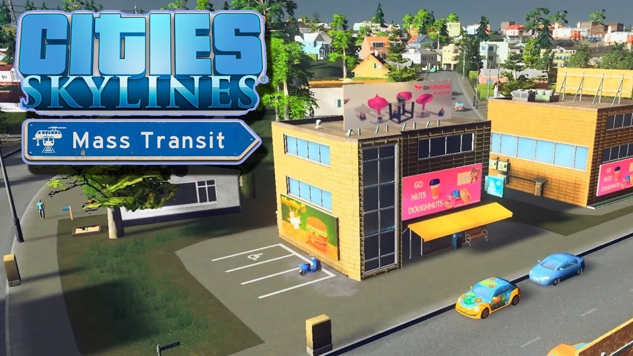 Крупный поселок, зарождение коммерции | Cities Skylines Mass Transit #2