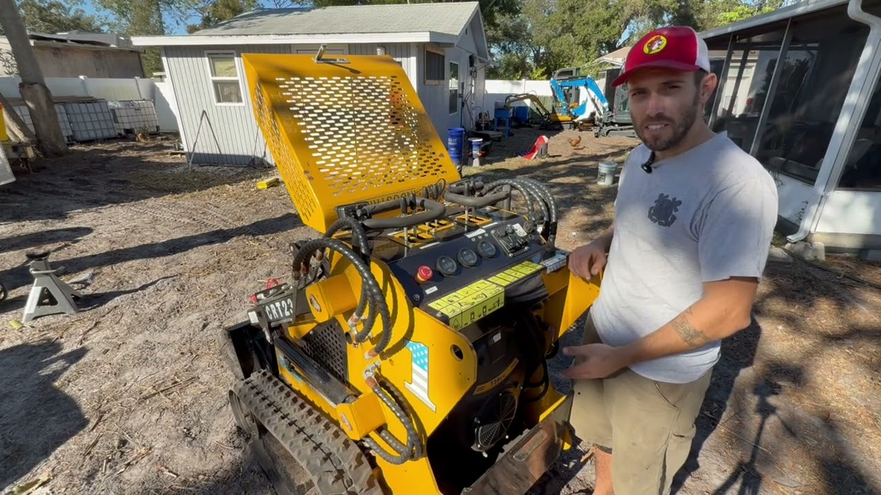 Chinese Mini Skid Steer: The AGT CRT23 Triple Pump 23hp Beast