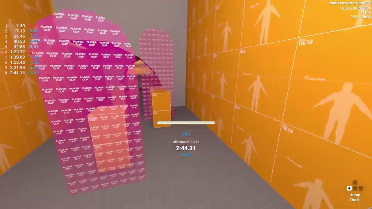 bhop_exodus 7:03.55 momentum mod