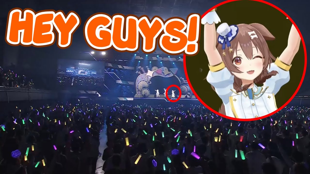 IRL Crowd Goes Wild When Korone Shouts 