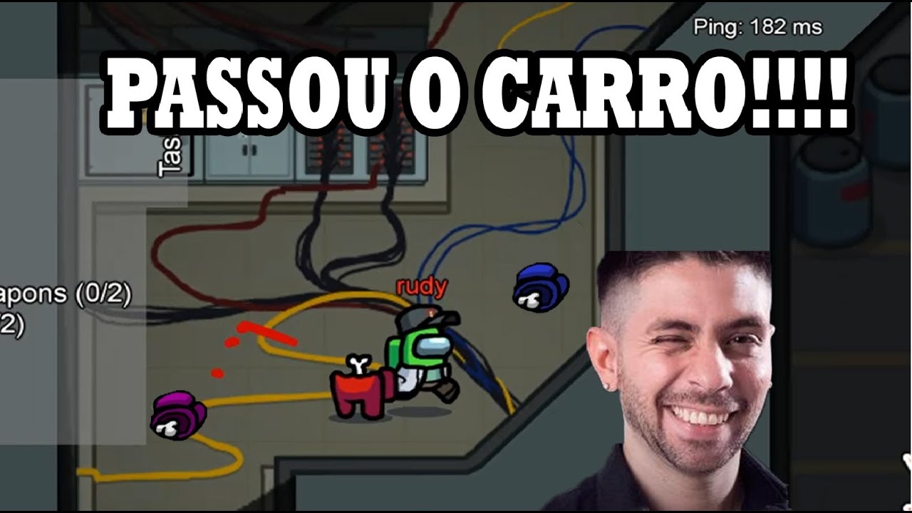 RUDY LANDUCCI IMITANDO E JOGANDO DE IMPOSTOR NO AMONG US - PARTIDA COMPLETA