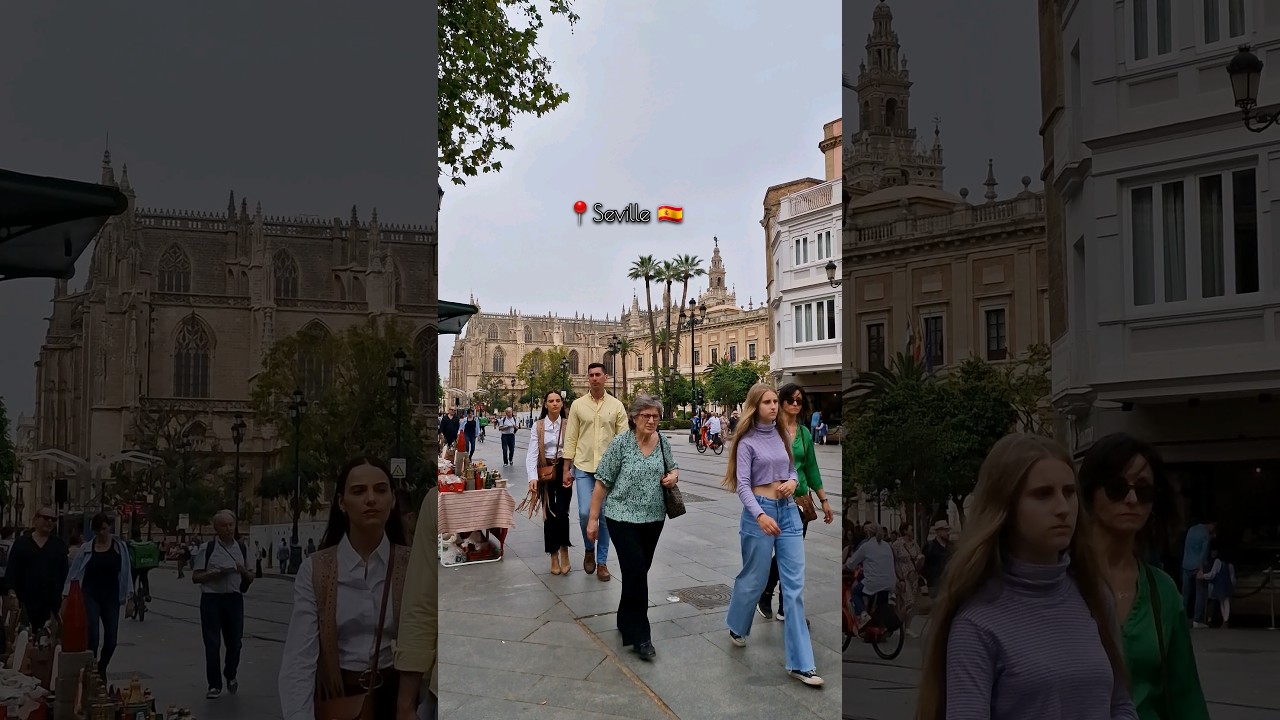 📍SEVILLE 😍 Street Walk 🇪🇦 #travel #spain #sevilla