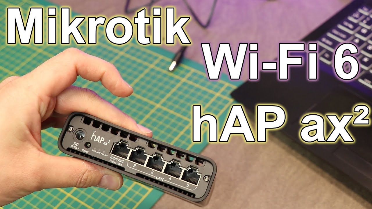 Test Mikrotik hAP ax² - nareszcie w miarę tanie wi-fi 6 od Mikrotika