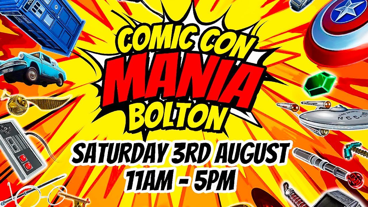 Bolton Comic Con Mania 2024 Vlog