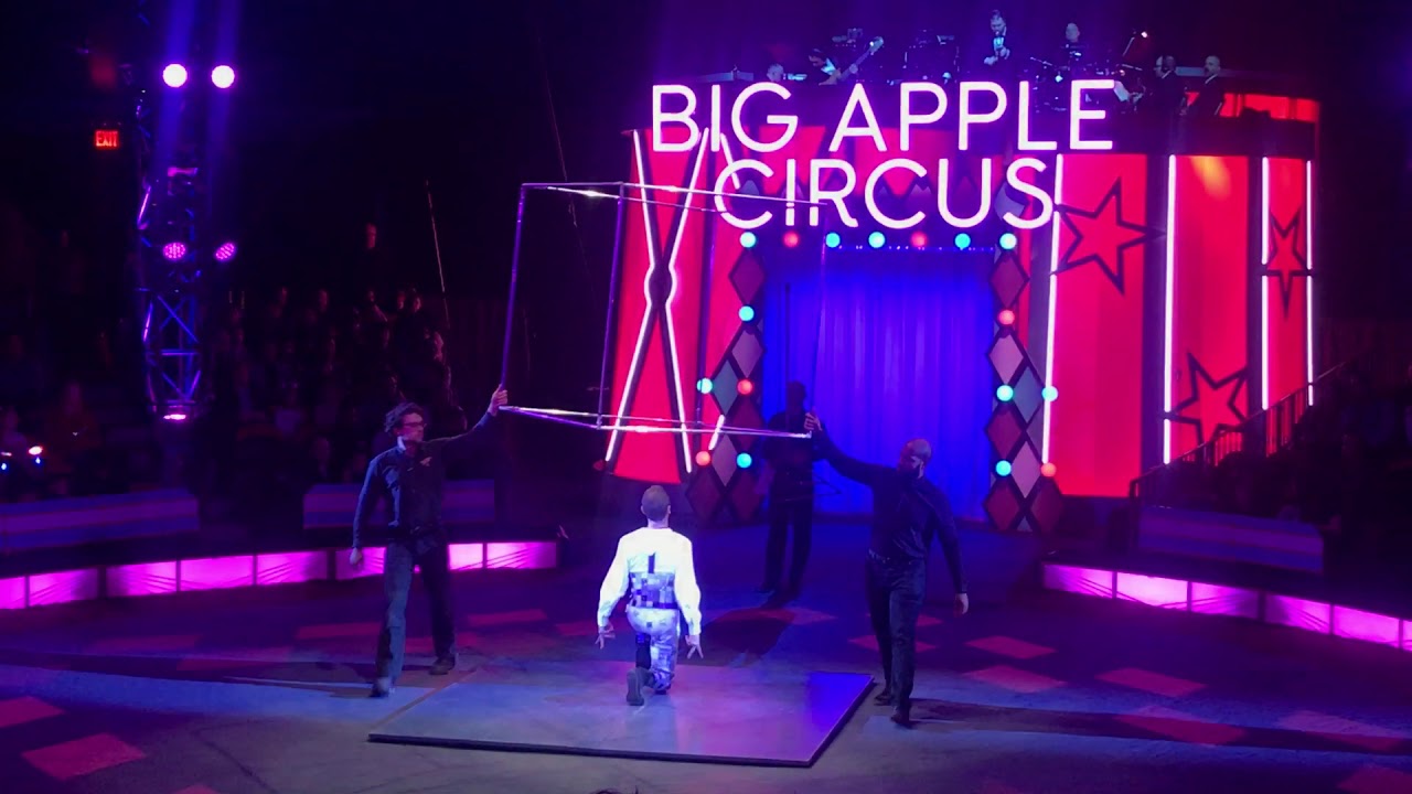 Ladder Act performance Big Apple Circus (Emil Faltyny)