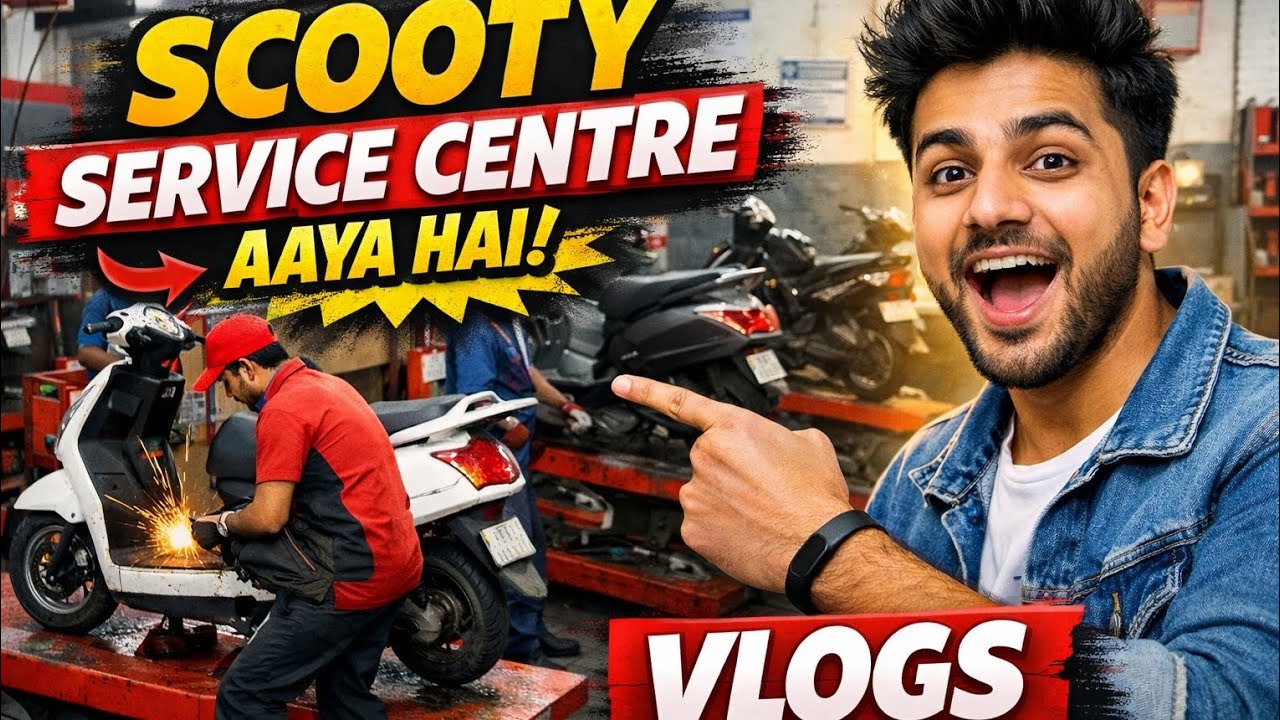 Scooty service centre aaya hu